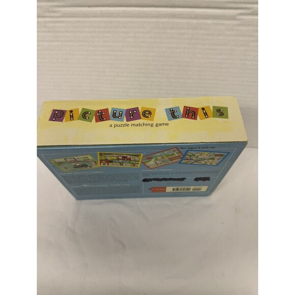 Mudpuppy Picture This Puzzle Matching Game -4 Boards 24 Pieces Complete Set - Picture 12 of 14